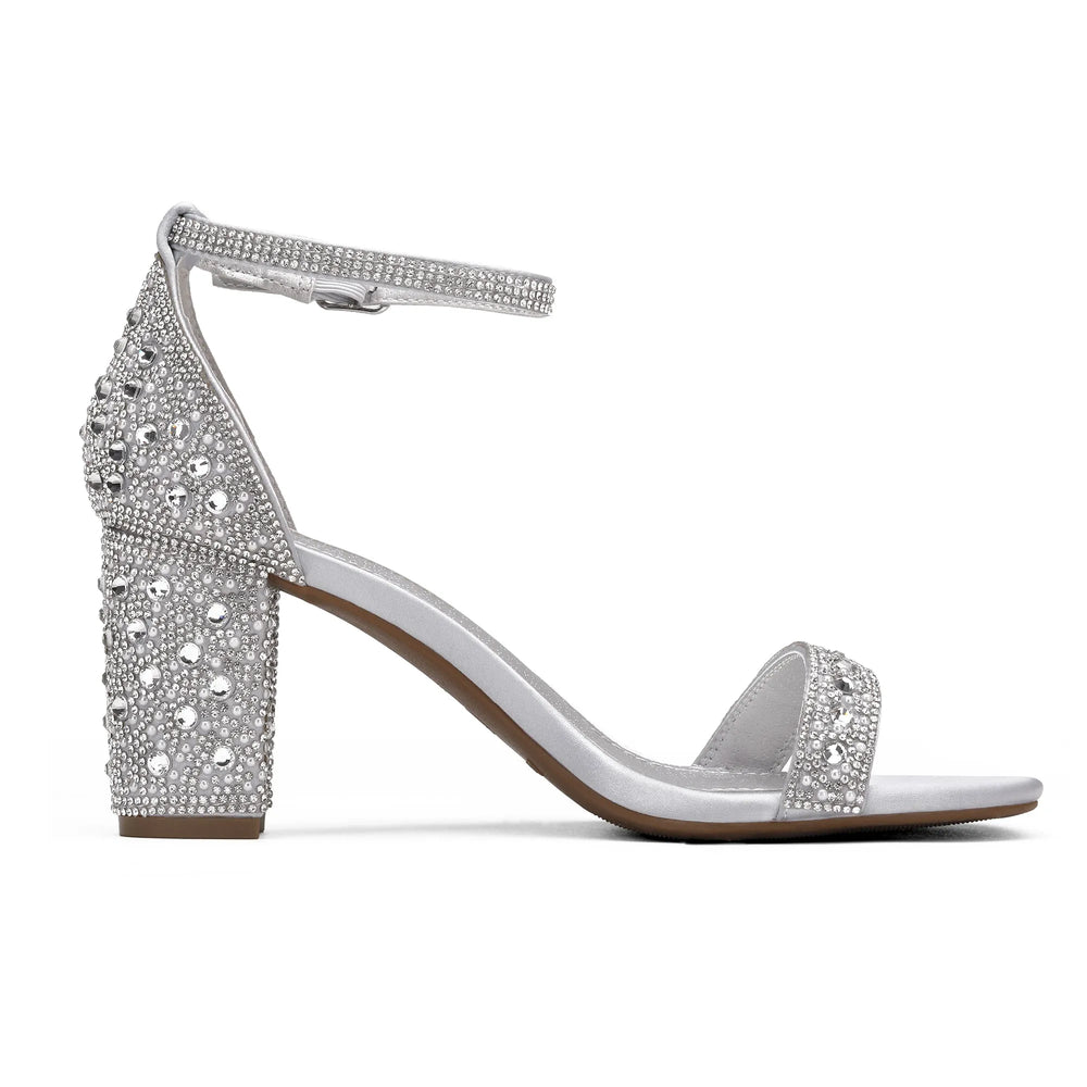 SILVER RHINESTONE